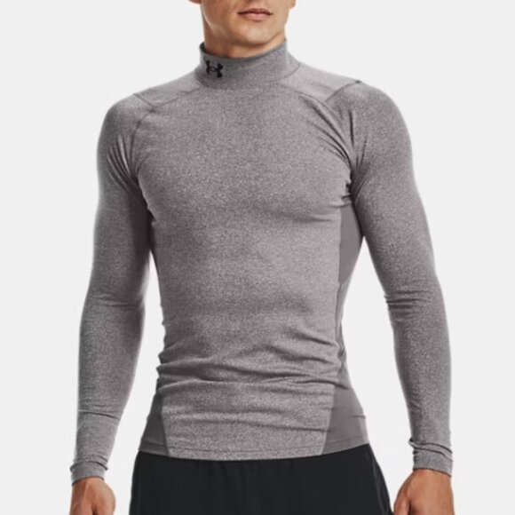 Under Armour Other - Under Armour ColdGear Men's Compression Mock Long Sleeve, Grey, M